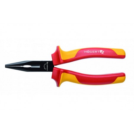 Szczypce wydłużone wygięte 160 mm 1000V VDE Hogert HT1P919