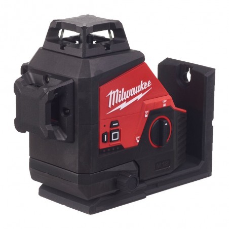 Laser zielony 12V 3-płaszczyznowy 360° Milwaukee M123PLKIT-401P