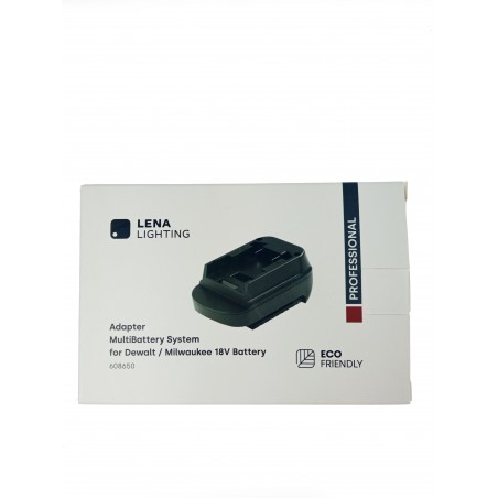 Adapter do lamp Magnum Battery na akumlatory 18V Milwaukee oraz DeWalt