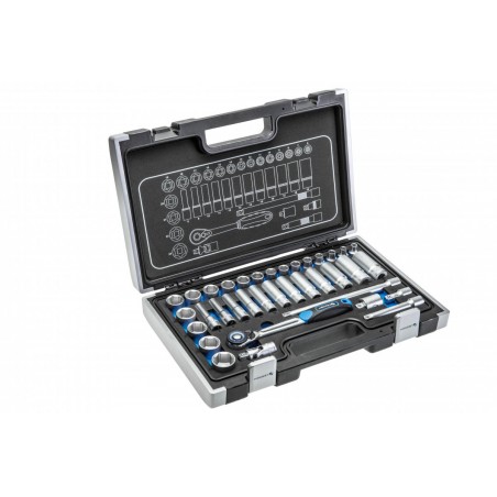 Zestaw narzędzi 3/8 Hogert HT1R465 36 szt.