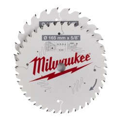 Zestaw tarcz do drewna 165 x 5/8''  Twin pack (24z./40z) Milwaukee 2 szt.
