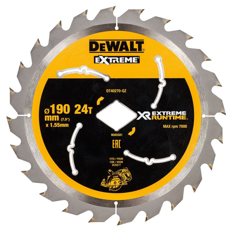 Piła tarczowa 190 x 36 DeWalt DT40270