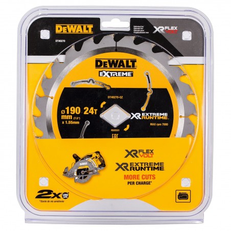 Piła tarczowa 190 x 36 DeWalt DT40270