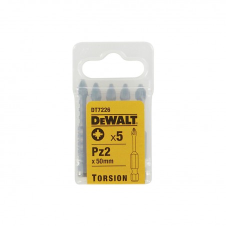 Końcówki z unikalnym żebrowaniem EXTRA GRIP 50 mm DeWalt DT7226