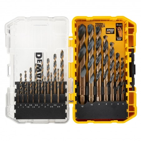 Zestaw wierteł do metalu HSS-G BLACK & GOLD DeWalt DT70729 23 SZT.