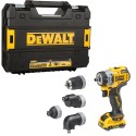 Wiertarko-wkrętarka 12V z wymiennymi głowicami DeWalt DCD703L2T