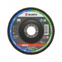 Tarcza płatkowa 125x22,23 mm g 120 do stali i stali nierdzewnej Wurth