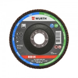 Tarcza płatkowa 125x22,23 mm g 120 do stali i stali nierdzewnej Wurth