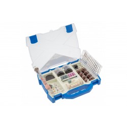 Komplet akcesoriów zapasowych do mini szlifierki Hogert HT2E115 145 szt.