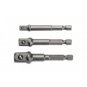 Adapter do nasadek, uchwyt wiertarkowy, 1/4, 3/8, 1/2 cala Hogert HT1S445