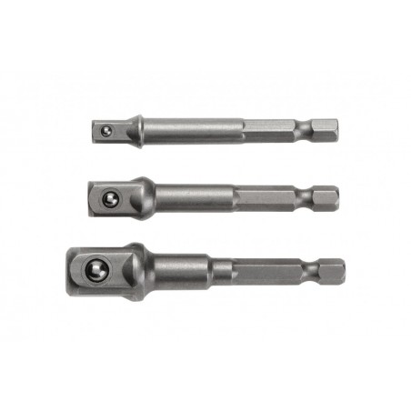 Adapter do nasadek, uchwyt wiertarkowy, 1/4, 3/8, 1/2 cala Hogert HT1S445