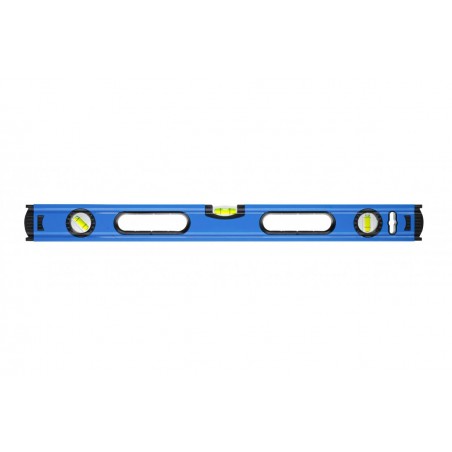 Poziomica aluminiowa 60 cm 3 libelki widok pionowy Hogert HT4M007