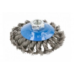 Szczotka tarczowa 100 mm M14 drut stalowy 0,3 mm Hogert HT7D724