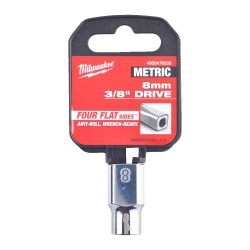 Nasadka chromowana 3/8'' 8 mm standardowa Milwaukee