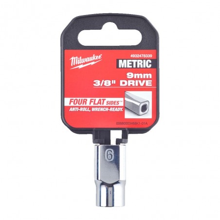 Nasadka chromowana 3/8'' 8 mm standardowa Milwaukee
