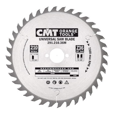 Piła uniwersalna do elektronarzędzi 180x30 mm CMT
