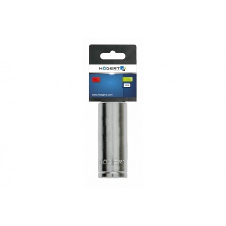 Nasadka sześciokątna 3/8'' 19mm długa CrV Hogert HT1A169