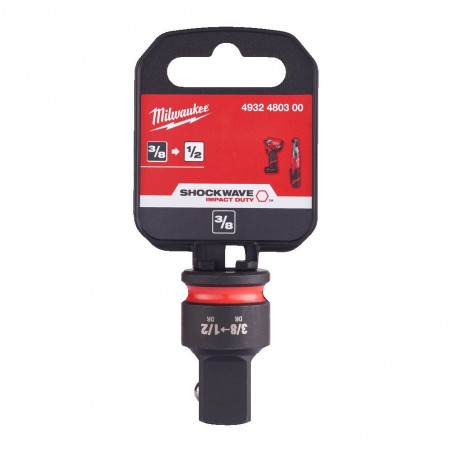 Adapter nasadek udarowych 3/8'' - 1/2'' kwadrat Milwaukee