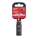 Nasadka udarowa 13 mm 1/4'' długa Milwaukee