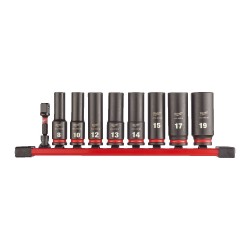 Zestaw nasadek udarowych 3/8'' Milwaukee 9 szt.
