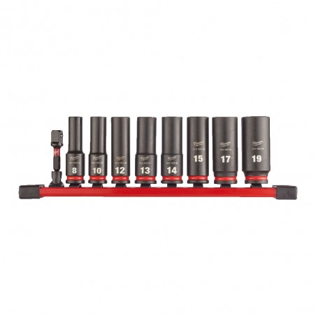 Zestaw nasadek udarowych 3/8'' Milwaukee 9 szt.