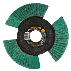 Tarcza szlifierska listkowa 125 x 22,23mm gr. 40 Rhodius LSZ F Vision