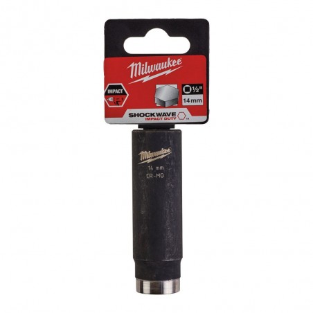 Nasadka udarowa Shockwave 1/2'' 6-kątna długa 14 mm Milwaukee