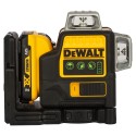 Krzyżowy laser liniowy 12V 3x360 zielony DeWalt DCE089D1G-QW