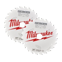 Zestaw tarcz do drewna 190x30 mm Twin Pack Milwaukee 2 szt.