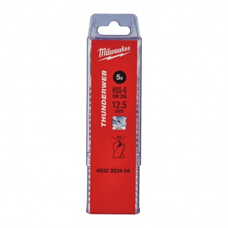Wiertło do metalu HSS-G 12.5x151x101 mm Thunderweb Milwaukee