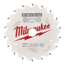 Tarcza pilarska do drewna 140x20x1.6 mm 18ATB Milwaukee