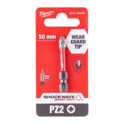 Bit udarowy 50 mm PZ 2 Shockwave Impact Duty Milwaukee