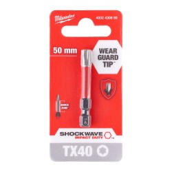 Bit udarowy 50 mm TX 40 Shockwave Heavy Duty Milwaukee