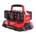 Szybka ładowarka 6-portowa 18V Milwaukee M18PC6