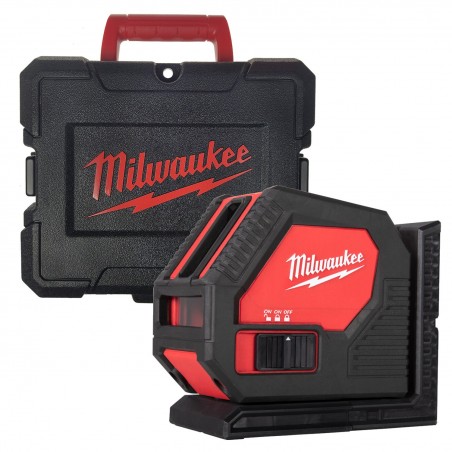 Laser krzyżowy zielony 4xAA Milwaukee CLL-C