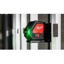 Laser krzyżowy zielony 4xAA Milwaukee CLL-C