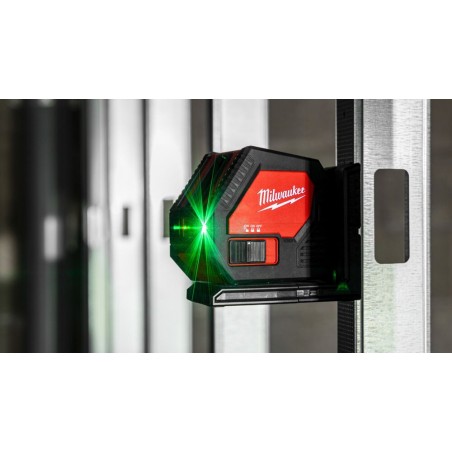 Laser krzyżowy zielony 4xAA Milwaukee CLL-C