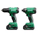 Zestaw HiKOKI 18V Wkrętarka udarowa DV18DA + Zakrętarka udarowa WH18DA + 2x2Ah