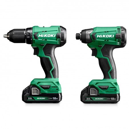 Zestaw HiKOKI 18V Wkrętarka udarowa DV18DA + Zakrętarka udarowa WH18DA + 2x2Ah