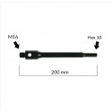 Adapter M16 Hex10 200mm TITANIUM