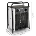 Nagrzewnica elektryczna 3,3kW Trotec TDS20