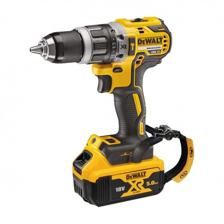 Zestaw DeWalt 18V Wkrętarka DCD796 + Zakrętarka DCF887 + 2x5Ah + Torba