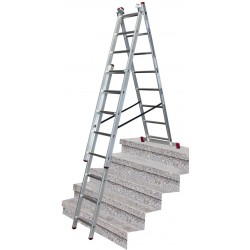 Drabina wielofunkcyjna na schody 3x8 szczebli Krause Corda