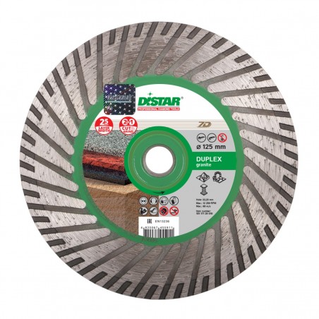 Tarcza tnąca diamentowa 125mm DISTAR 1A1R Turbo Duplex