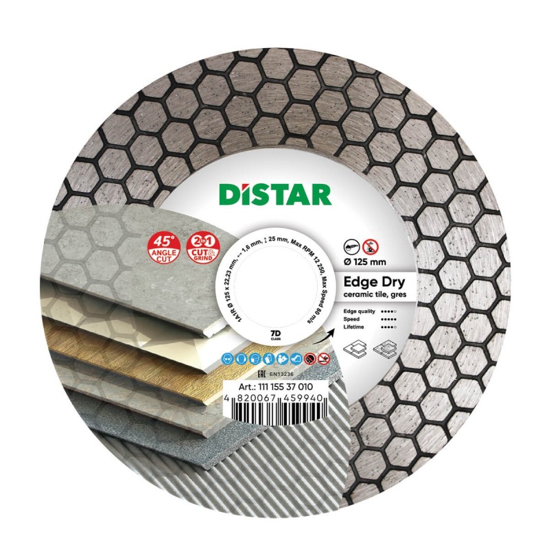 Tarcza diamentowa 125mm DISTAR Edge Dry