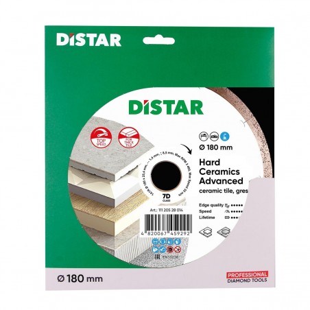 Tarcza diamentowa 180mm DISTAR Hard Ceramics Advanced