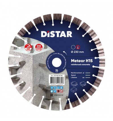 Tarcza diamentowa 230mm DISTAR Meteor H15