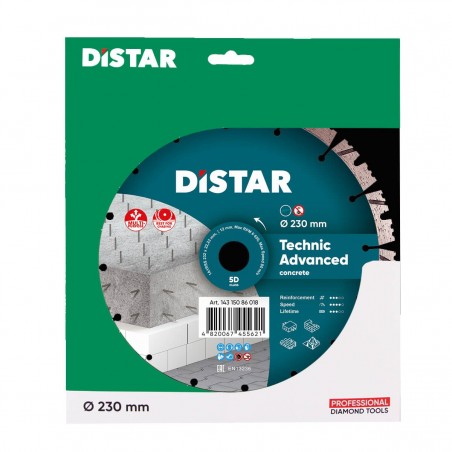 Tarcza diamentowa 230mm DISTAR Technic Advanced