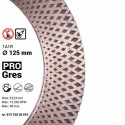 Tarcza diamentowa 125mm DISTAR Pro GRES