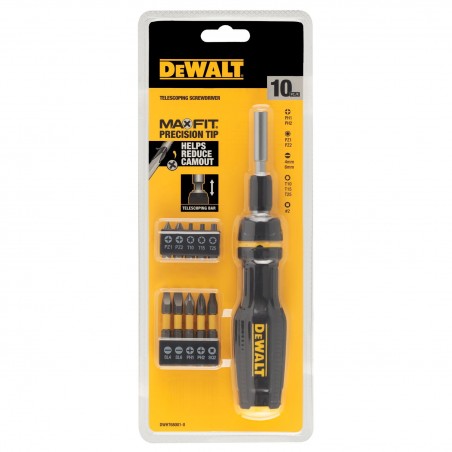 Wkrętak teleskopowy z bitami DeWalt DWHT68001-0